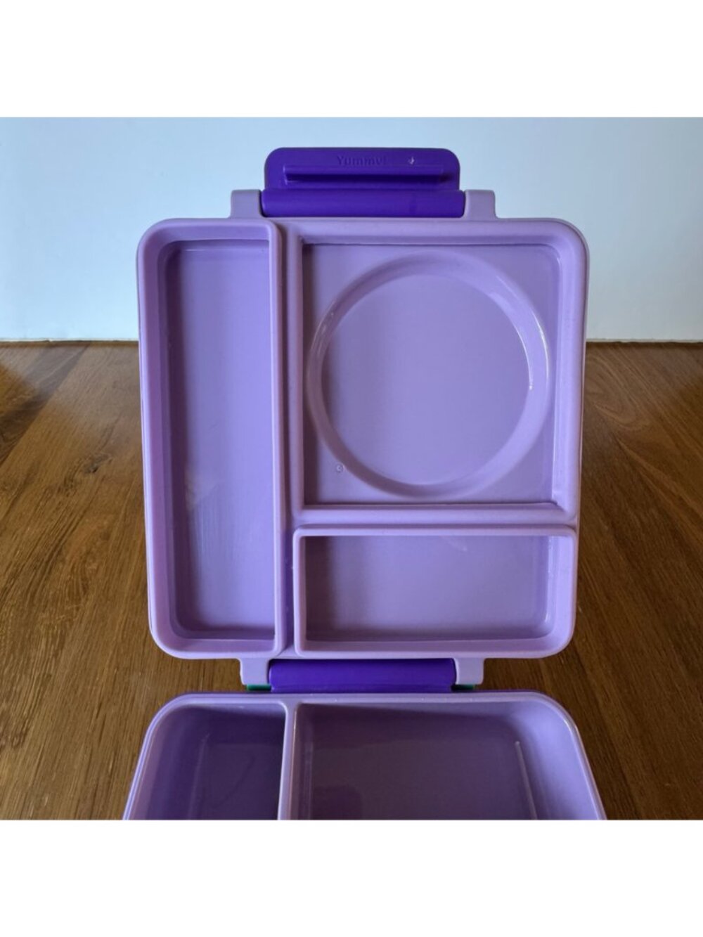 OMIEBOX Kids Lunch Box Purple Aqua School Bento Snacks Omie Snack Child Lunchbox - Picture 6 of 12